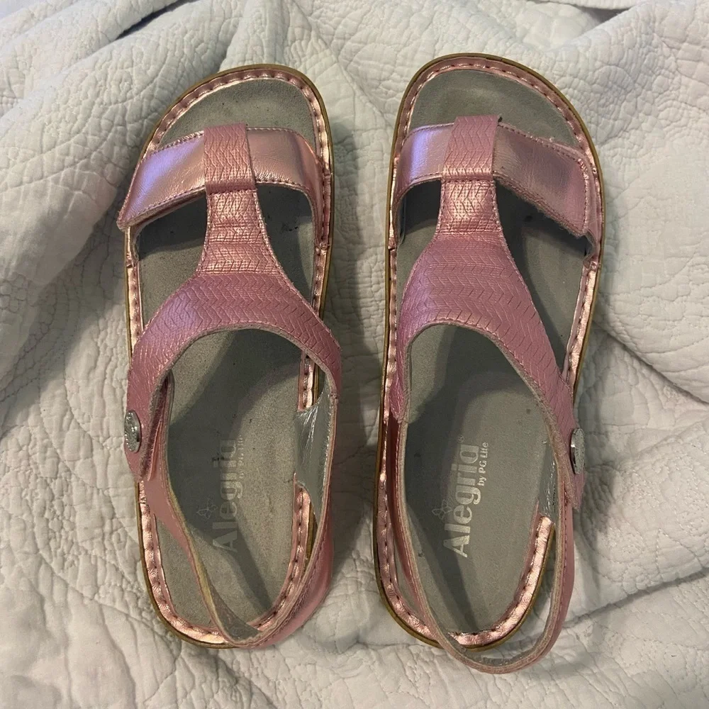 ALEGRIA Kendra Ken 844 Light Pink Sandals - Picture 3 of 9